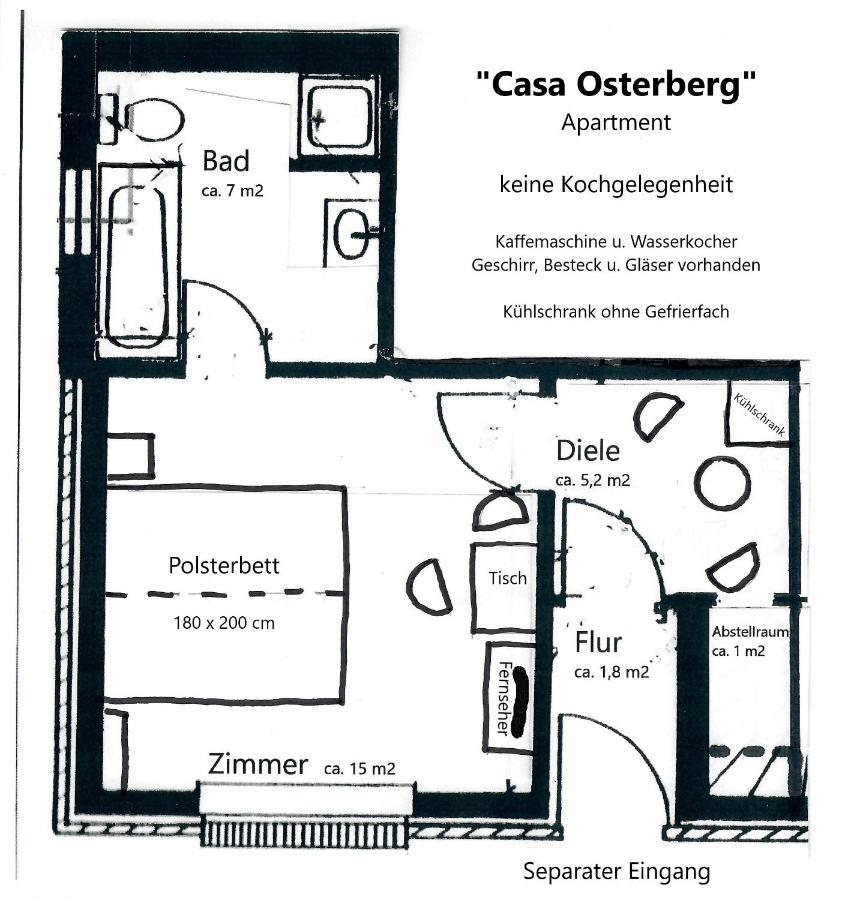 Casa Osterberg - - - - Hamburg - Lueneburg Appartement Stelle Buitenkant foto